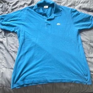 Blue Lacoste Polo Size 6